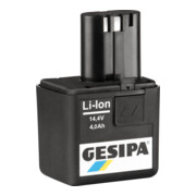 Gesipa Batterie Li-ion à échange rapide, capacité : 4,0 Ah