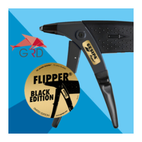 Gesipa Bilndniethandgerät Flipper Spezial - 70 Jahre Jubiläumsedition schwarz