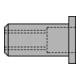 Gesipa Bl.Nietmutter Alu Stand. Flach. M 4x 6x11,0