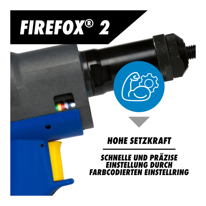 Gesipa blindklinkmoerzetter FireFox 2 - M 6