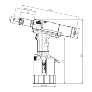 Gesipa blindklinkmoerzetter FireFox 2F L - M 4 met linkse draad-3