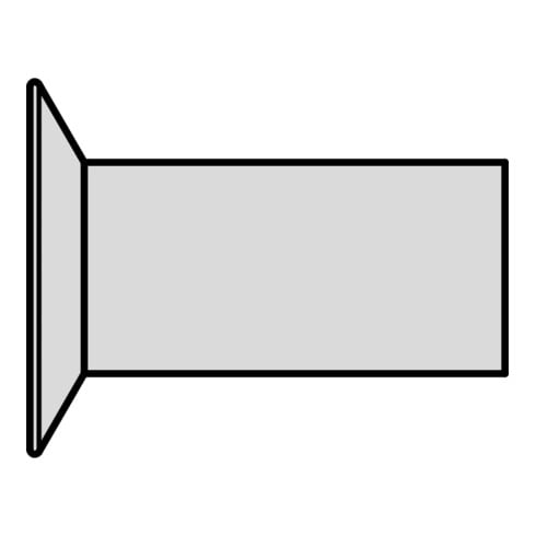 Gesipa Blindklinknagel G-Speed® Alu Verzonkenkop 4,0 x 4,0 Lengte: 485 mm Standaardmaat