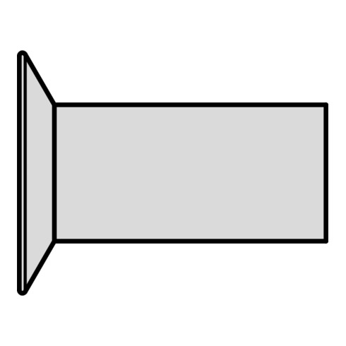 Gesipa Blindklinknagel G-Speed® Alu Verzonkenkop 4,8 x 4,0 Lengte: 485 mm Standaardmaat