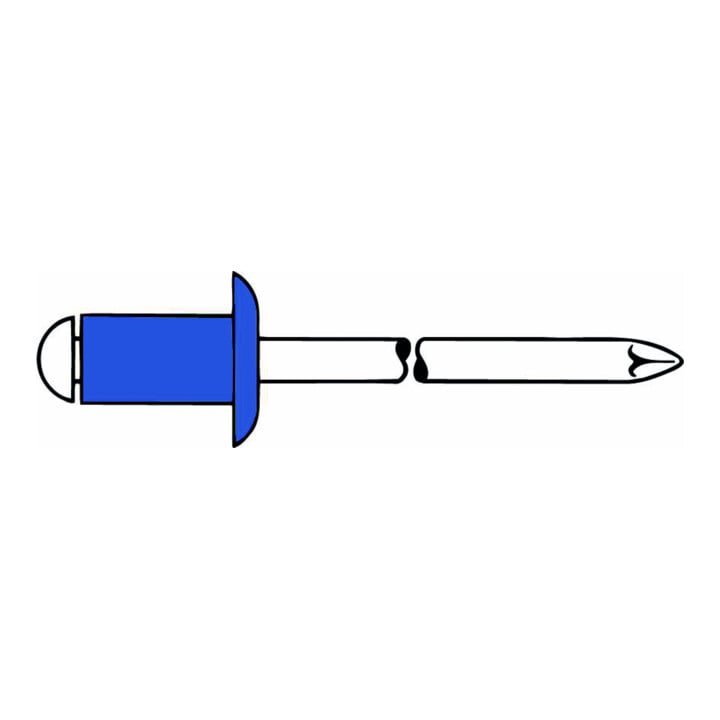 Gesipa blindklinknagels staal/staal 3,2 x 8