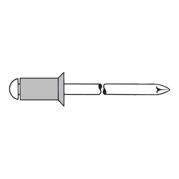 Gesipa Blindniet Alu Standard Senkkopf 5 x20mm