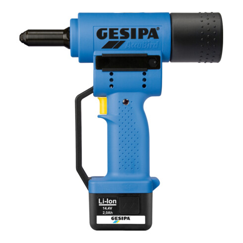 Gesipa Blindniet-Setzgerät AccuBird (2 Li-Ion Akkus 1,3 Ah / Ladegerät)