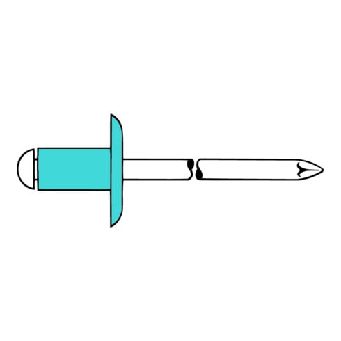 Gesipa Blindniete A2-Edelstahl Grosskopf