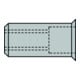Gesipa Blindnietmutter Alu Kleinkopf M5 x 7 x 12,5 mm
