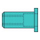 Gesipa Blindnietmuttern A2-Edelstahl M 8 x 11 x 17