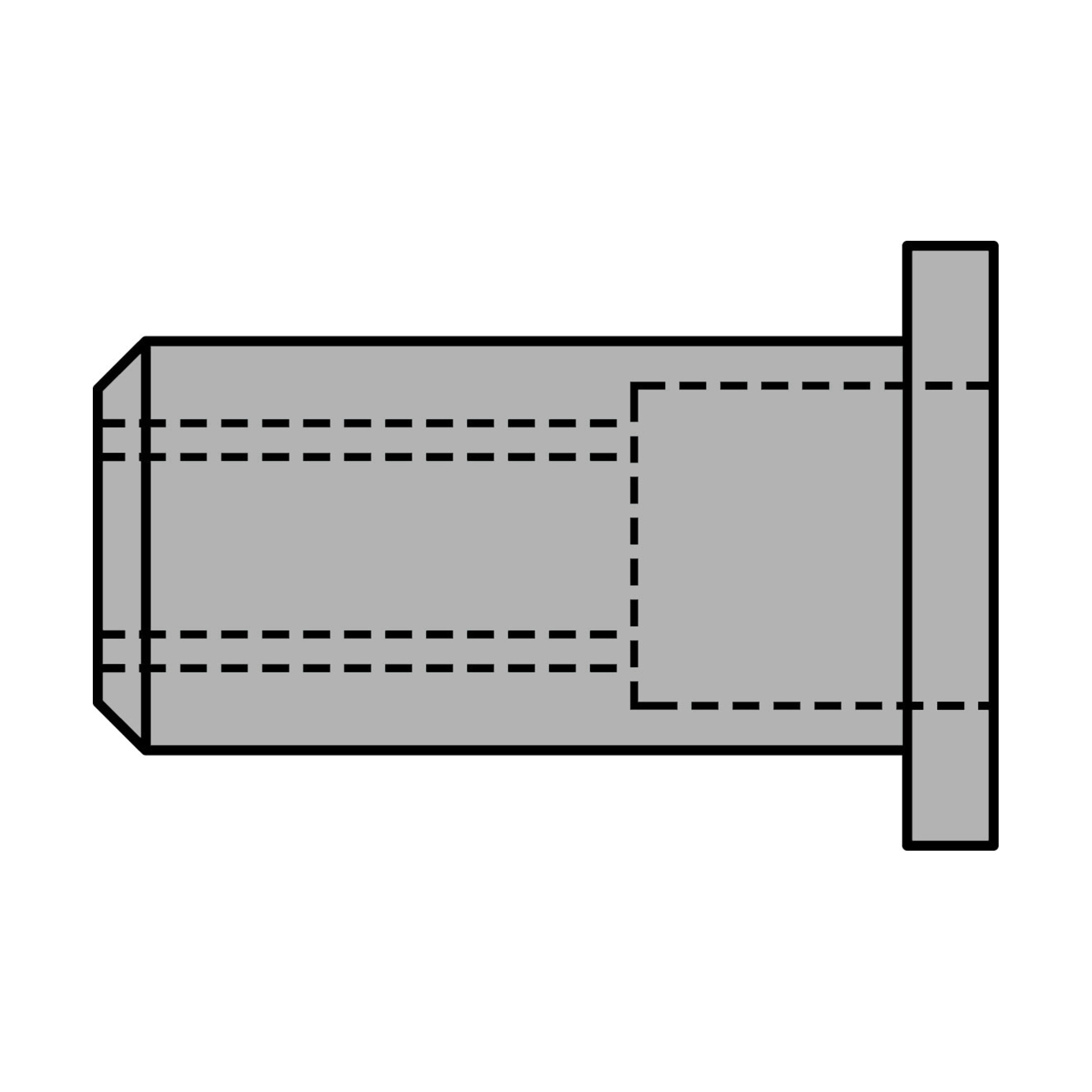 Gesipa Blindnietmuttern Alu M 10 x 12 x 20,5