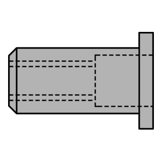 Gesipa Blindnietmuttern Alu M 8 x 11 x 17