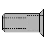 Gesipa Blindnietmuttern Alu Senkkopf M 10 x 12 x 19