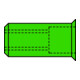 Gesipa Blindnietmuttern Kleinkopf A4-Edelstahl M 5 x 7 x 12,5-1