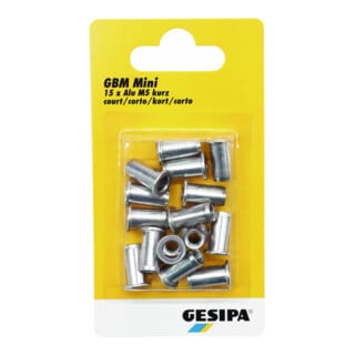 Gesipa Blindnietmutter M4 kurz Mini-Pack