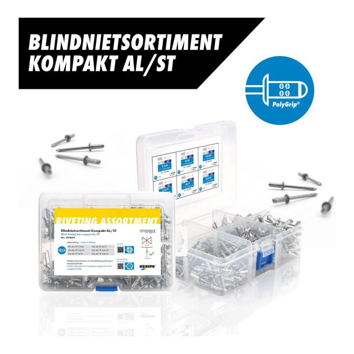 Gesipa Blindnietsortiment Kompakt AL/ST