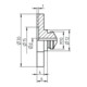 Gesipa Bocchino a piastra per A2 PA17/36, con intaglio-1