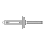 Gesipa Rivetti ciechi BULB-TITE, alluminio/alluminio, testa grande