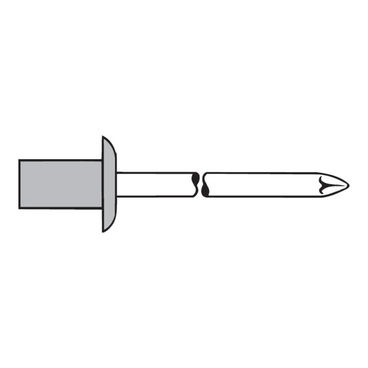Gesipa CAP-Blindniete Alu/Stahl 3,2 x 9,5