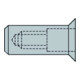 Gesipa CAP écrous aveugles rivets aveugles aluminium tête fraisée M 6 x 9 x 25