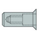 Gesipa CAP écrous aveugles rivets aveugles aluminium tête fraisée M 6 x 9 x 25