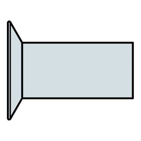 Gesipa Caricatore per rivetti ciechi G-Speed® alluminio, testa svasata 4,0x4,0, L=L4: 485mm, oversize