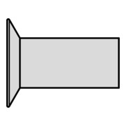 Gesipa Caricatore per rivetti ciechi G-Speed® alluminio, testa svasata 4,0x5,5 L=: 485mm, misura standard-1