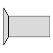 Gesipa Caricatore per rivetti ciechi G-Speed® alluminio, testa svasata 4,0x7,0 L=: 485mm, misura standard