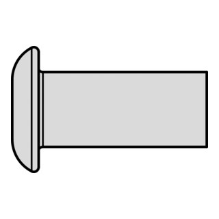 Gesipa Caricatore per rivetti ciechi G-Speed® alluminio, testa tonda piatta 3,2x4 L=: 485mm, oversize