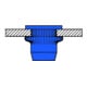 Gesipa Dadi per rivetti ciechi, acciaio zigrinato M 10x12x20,5-3