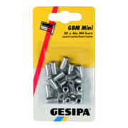 Gesipa Dado per rivetti ciechi Mini Pack, M4 corto
