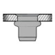 Gesipa Dado per rivetti ciechi, alluminio, testa piccola M5x7x12,5mm-3