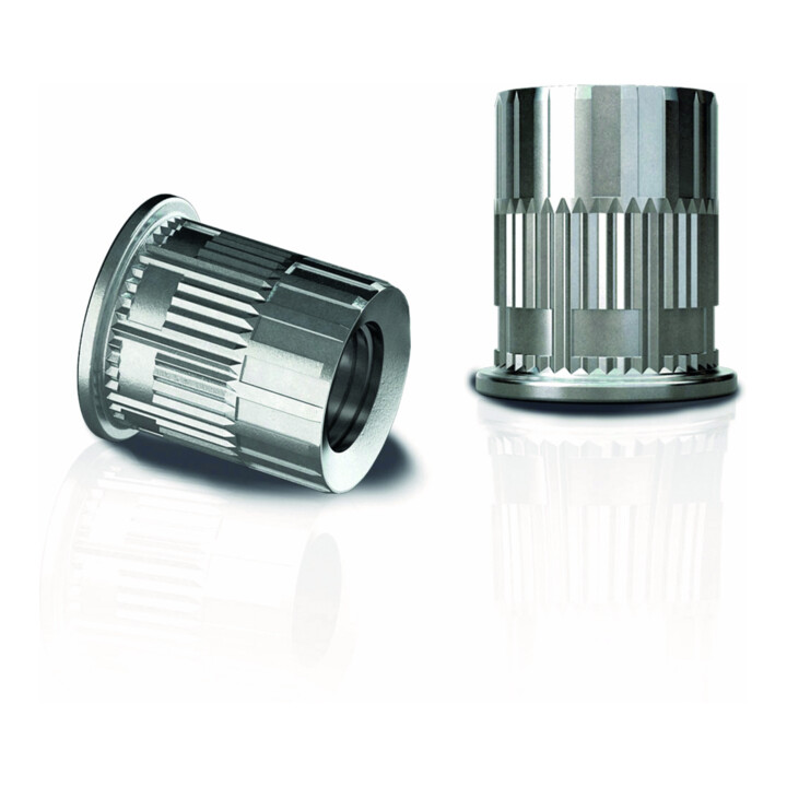 Gesipa Ecrou à sertir Light Weight, acier, moleté Petite tête M 5 x 7 x 9,5