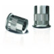 Gesipa Ecrou à sertir Light Weight, acier, moleté tête plate M 6 x 9 x 10,5