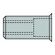 Gesipa écrous aveugles rivets aluminium petite tête M 4 x 6 x 12