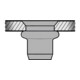 Gesipa écrous aveugles rivets aveugles aluminium tête fraisée M 10 x 12 x 21-3