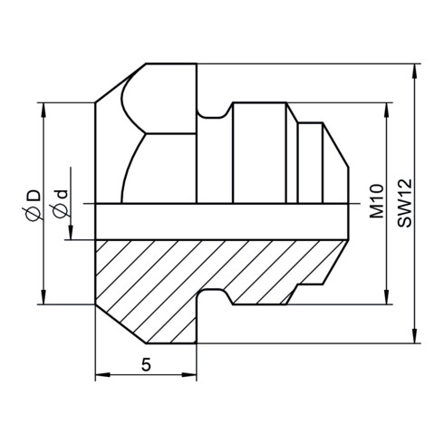 Gesipa Ersatzteil Mundstück 16/45