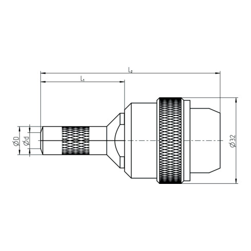 Gesipa Ersatzteil Spreizmundstück 3,2 komplett mit Öffnungsmechanismus