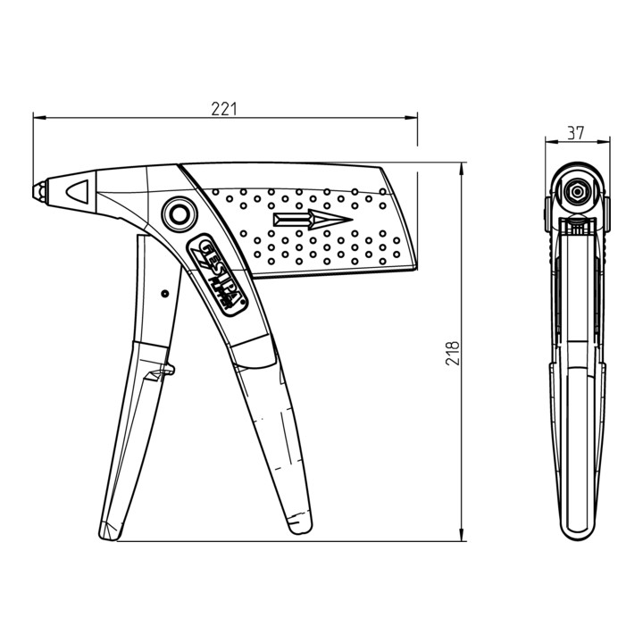 Gesipa Handnietzange Flipper Plus