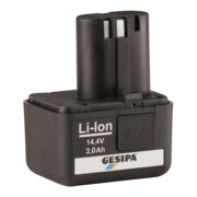Gesipa Li-Ion snelwissel accu, capaciteit: 2,0 Ah