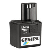 Gesipa Li-Ion snelwissel accu, capaciteit: 4,0 Ah