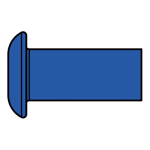 Gesipa Magazin-Blindniet G-Speed® Stahl Flachrundkopf 4,8 x 4,0 Länge: 510 mm Standardgröße
