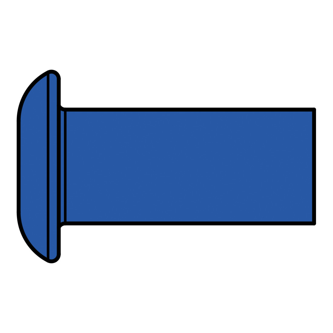 Gesipa Magazin-Blindniet G-Speed® Stahl Flachrundkopf 4,8 x 4,0 Länge: 510 mm Standardgröße