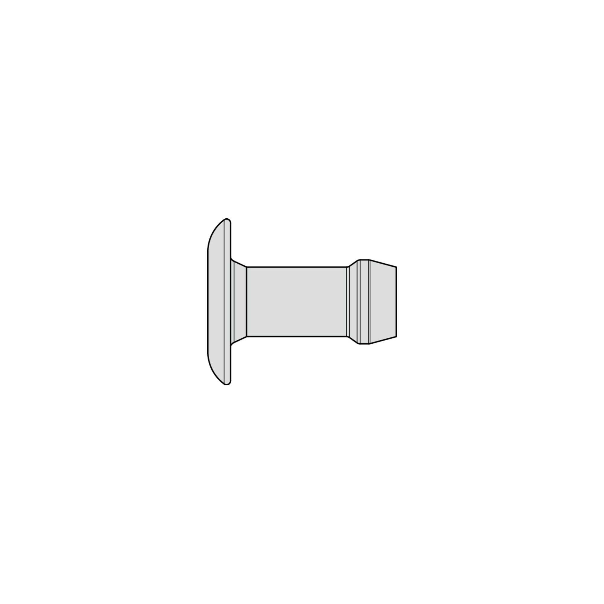 Gesipa Magazin-Blindniet Speed Bulb Alu Flachrundkopf 3,2 x 8,2