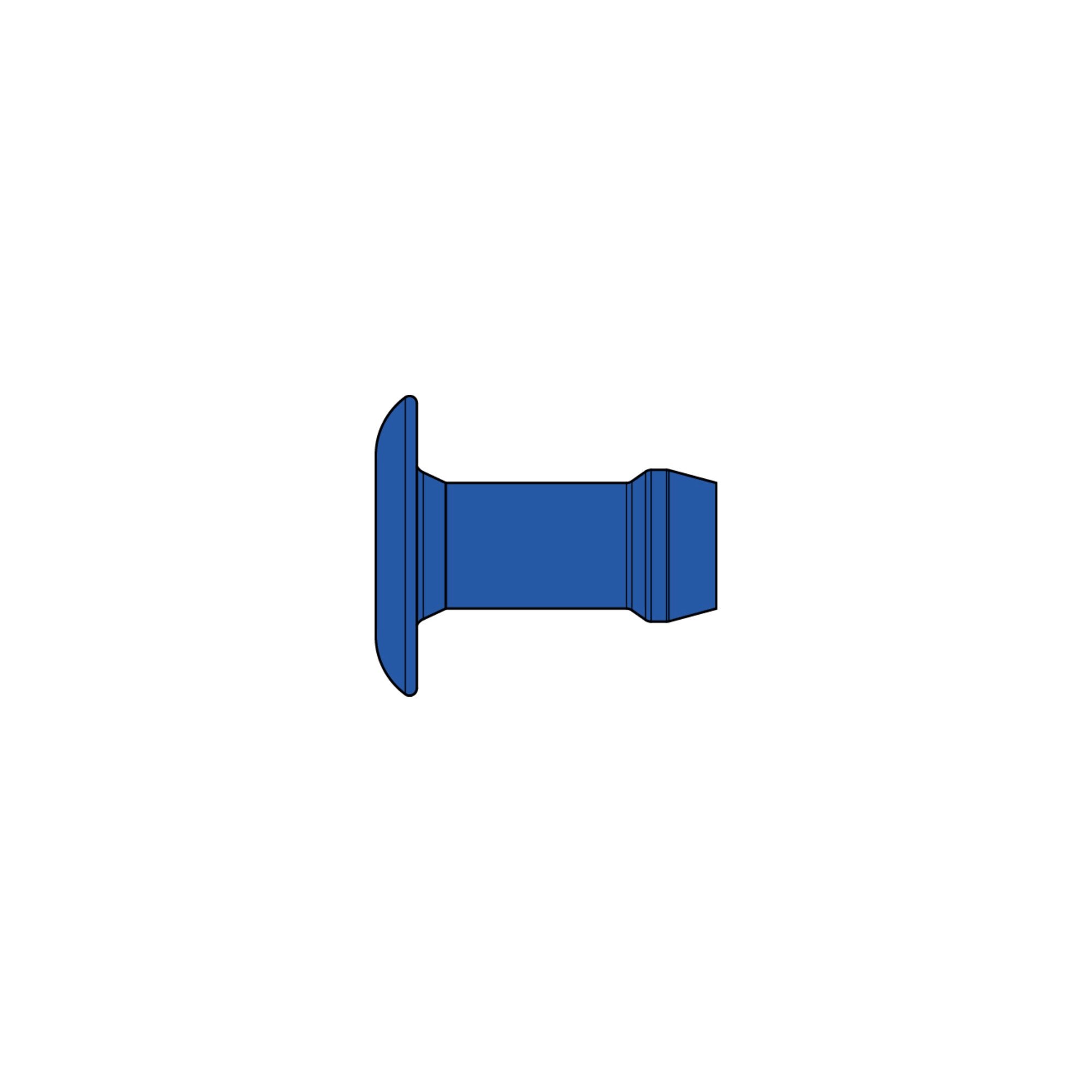 Gesipa Magazin-Blindniet Speed Bulb Stahl Flachrundkopf 3,2 x 8,2