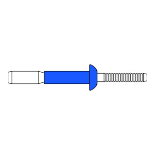 Mega Grip Rivet aveugle acier Gesipa