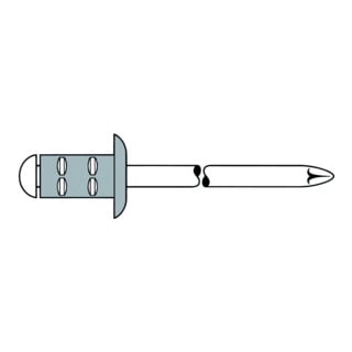 Gesipa Mini Pack PolyGrip, alluminio/inox