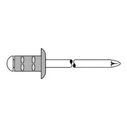 Gesipa Mini-Pack PolyGrip Alu/Stahl 3,2 x 8-3