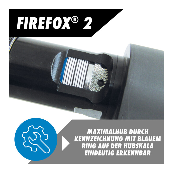 GESIPA Outil de pose d’écrous aveugles hydropneumatique FireFox 2