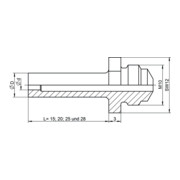 Pièce de rechange Gesipa embout 16/40-3