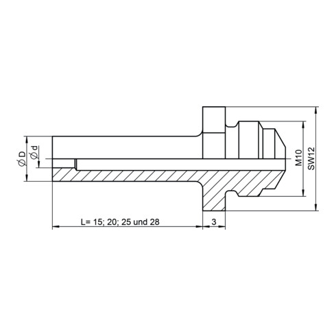 Gesipa pièce de rechange embout buccal 17/40